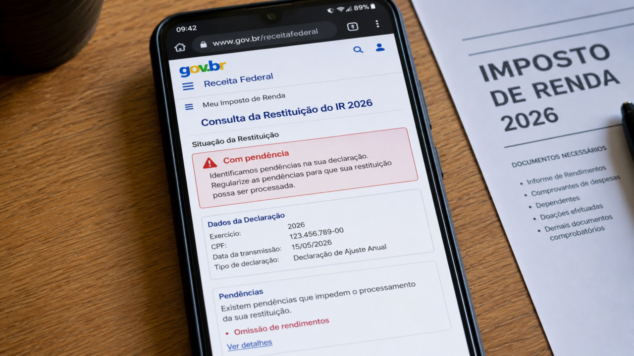 Restituição do Imposto de Renda em 2026 terá quatro datas e uma armadilha para distraídos