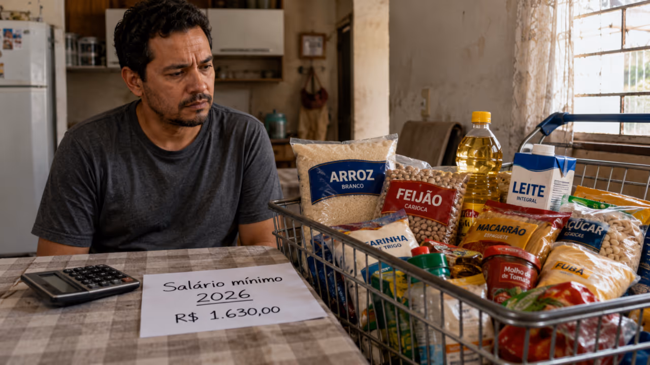 O brasileiro precisa trabalhar 113 horas para comprar uma cesta básica, enquanto o português precisa de apenas 18 horas