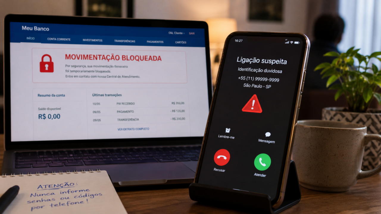 O banco pode bloquear seu dinheiro sem avisar? Entenda o que fazer quando o saldo trava