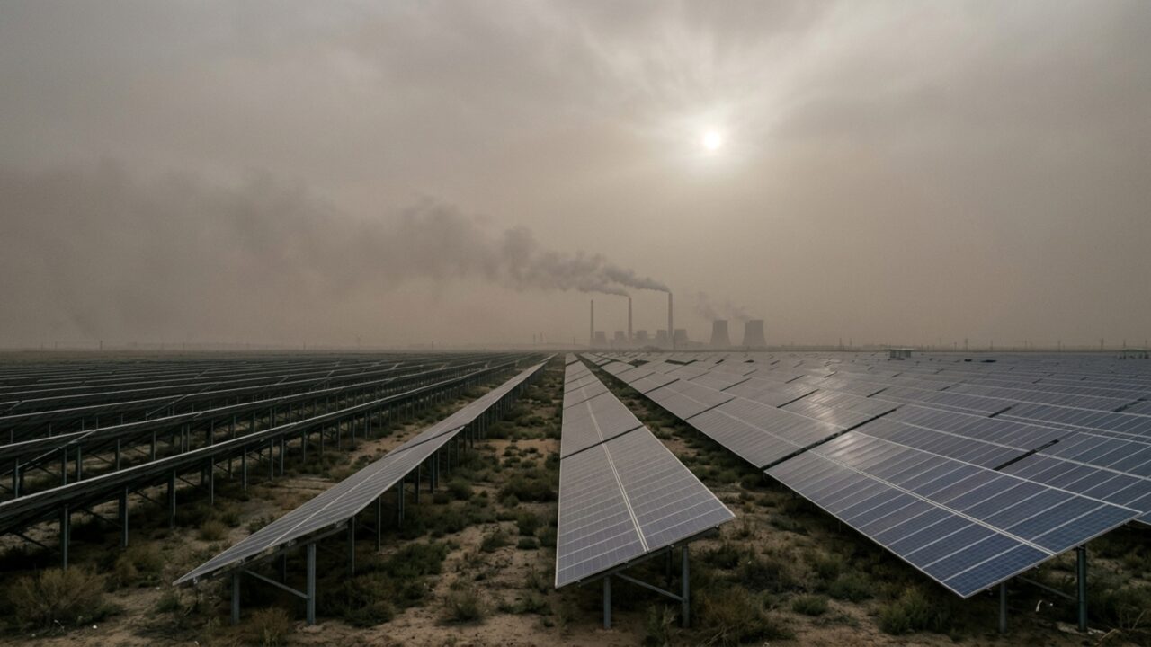 Novo estudo de Oxford revela que poluição de usinas a carvão anulou até um terço do crescimento da energia solar no mundo