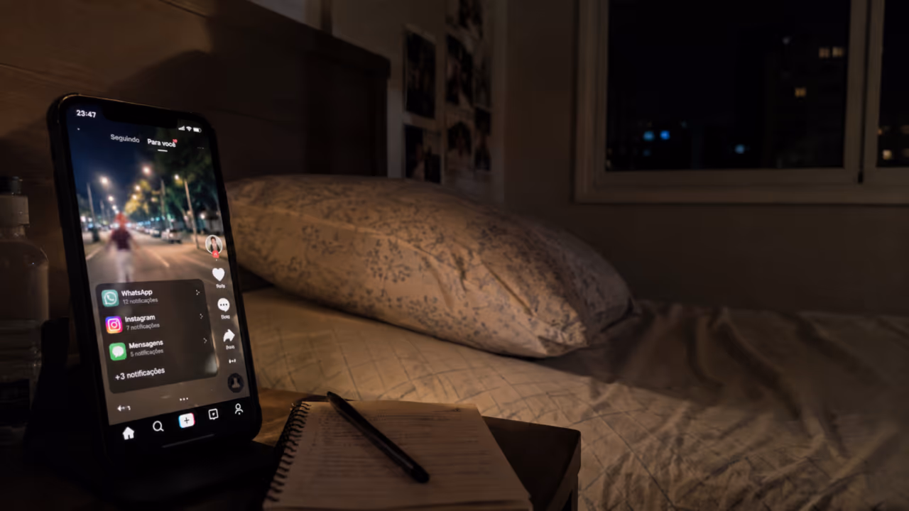 A rotina simples que ajuda a largar o celular antes de dormir e recuperar noites mais tranquilas