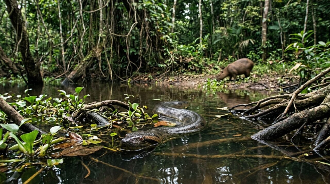Sucuri realmente pode engolir pessoas? O que é mito e o que é verdade sobre a maior cobra do Brasil