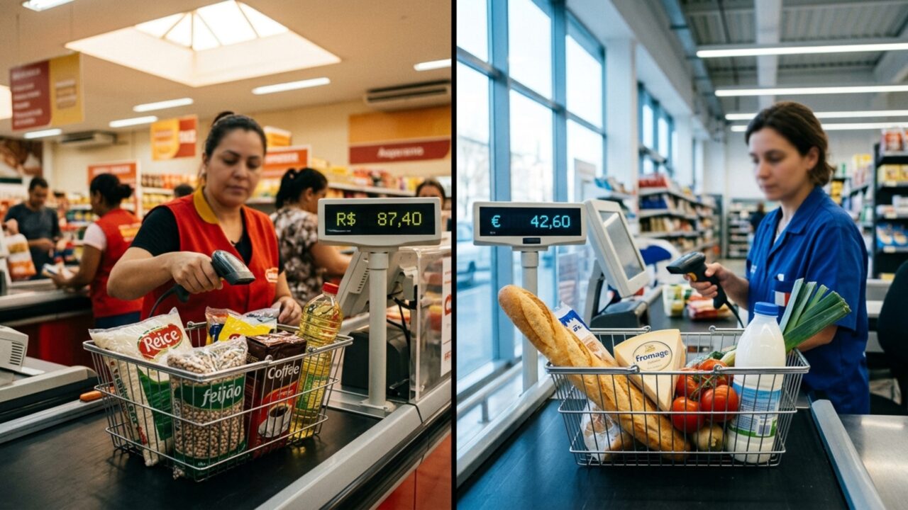 Enquanto o salário mínimo no Brasil é de R$ 1.621, países da Europa possuem valores muito mais altos