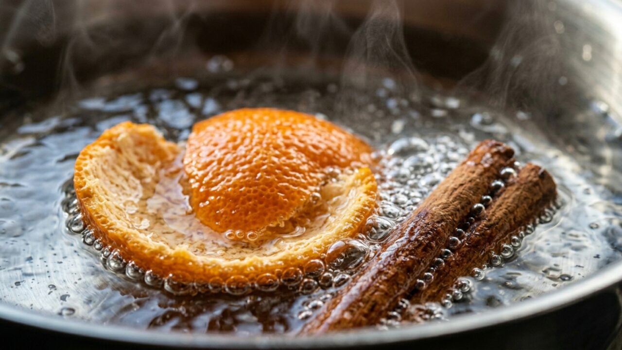 Ferver casca de tangerina e laranja com canela virou hábito em milhares de cozinhas por um motivo inusitado