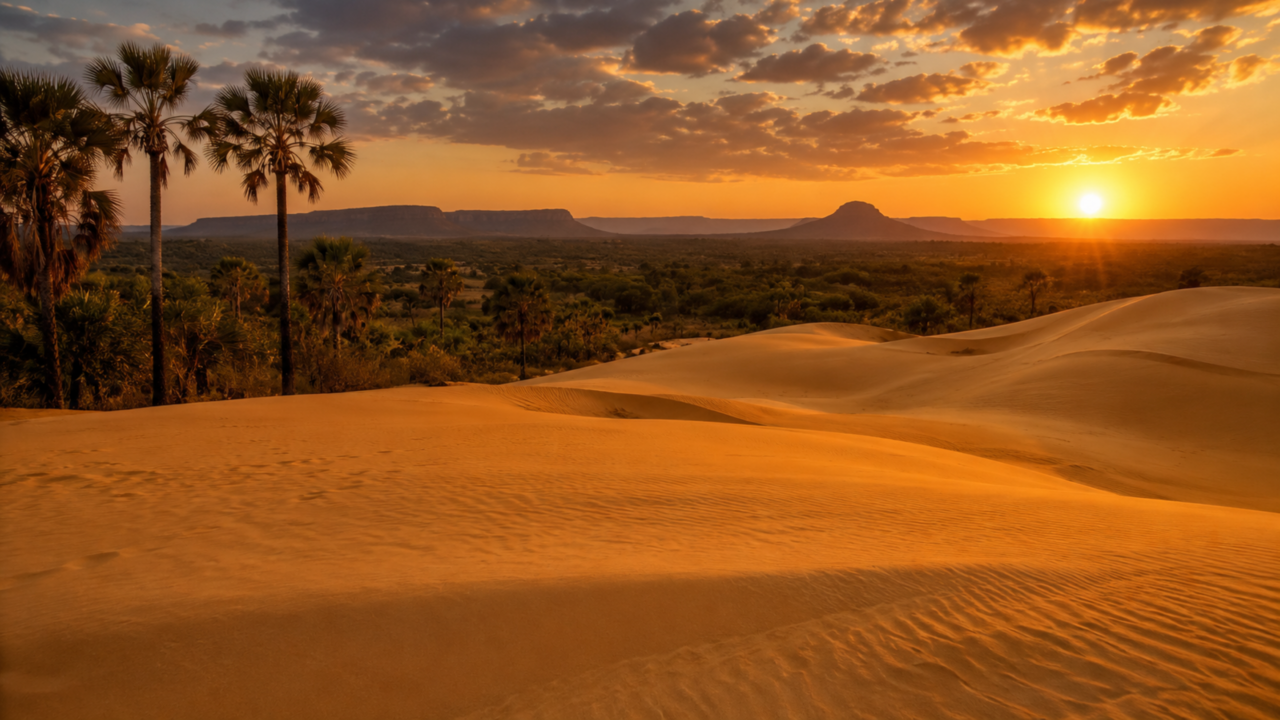 O lugar no Tocantins que mistura dunas, cachoeiras e piscinas naturais que ninguém consegue afundar
