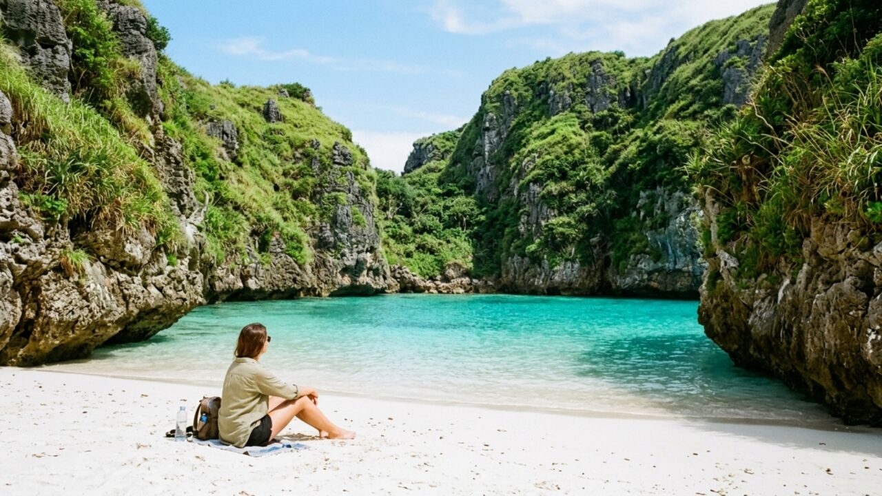 A menor praia do mundo fica distante do mar e intriga cientistas por ter água salgada