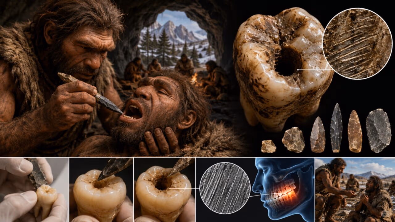 Um dente de 59.000 anos confirma que neandertais já praticavam odontologia