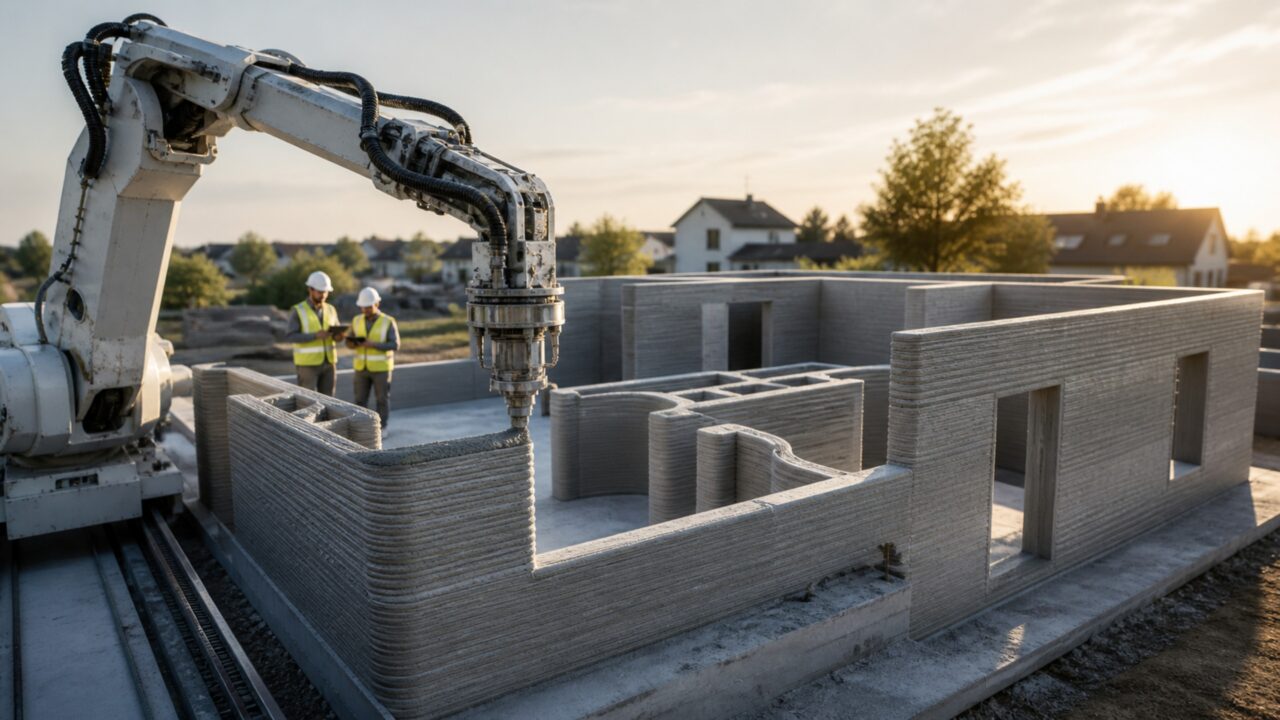 Robô constrói casa de 200 m² em 24 horas com impressão 3D e abala construção civil