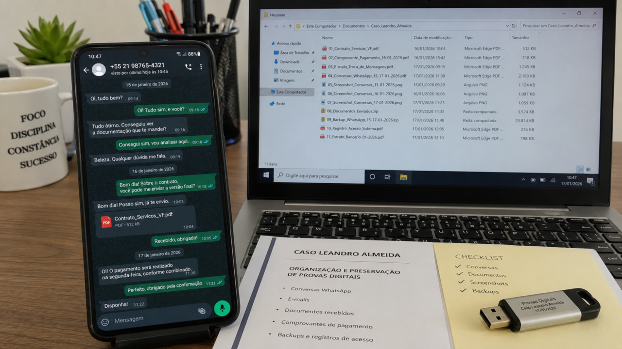 Print de WhatsApp como prova: o detalhe que pode fazer a conversa perder força