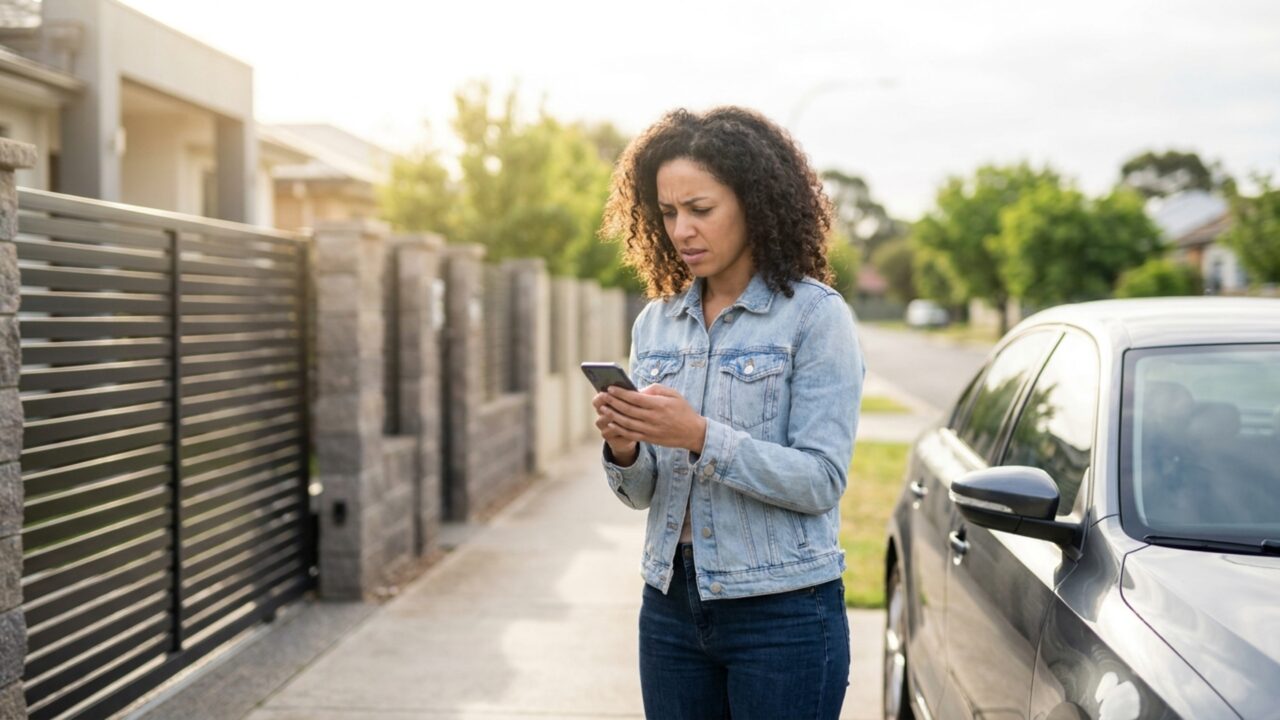O que a lei realmente diz sobre estacionar em frente à própria garagem