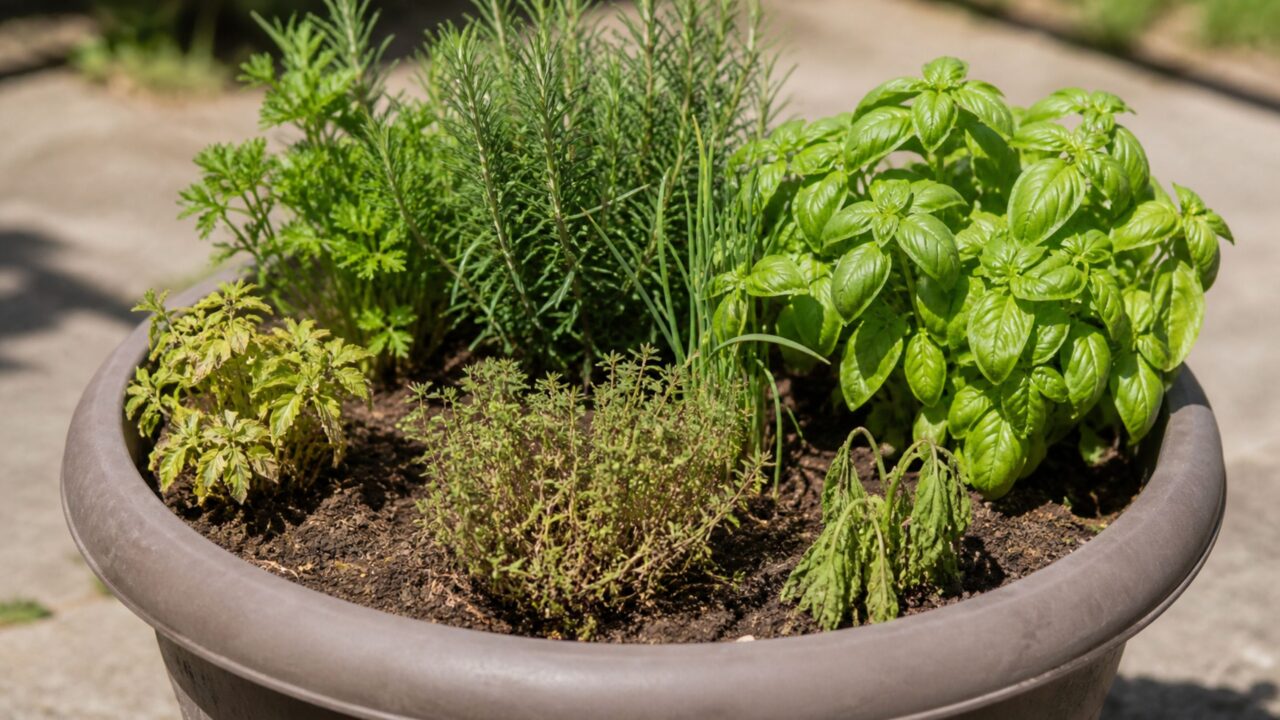 Como fazer uma mini horta de temperos em casa ou apartamento mesmo com pouco espaço disponível