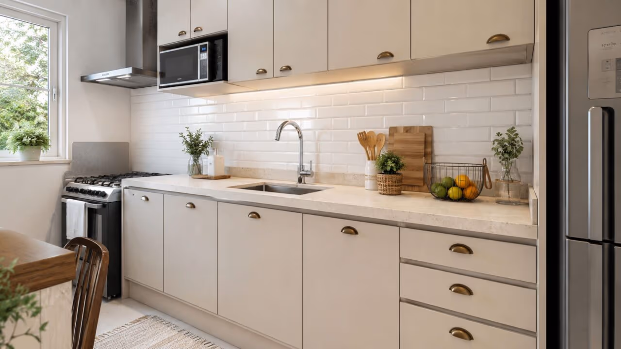 O revestimento adesivo que muda cozinha e banheiro sem reforma cara e sem quebrar parede