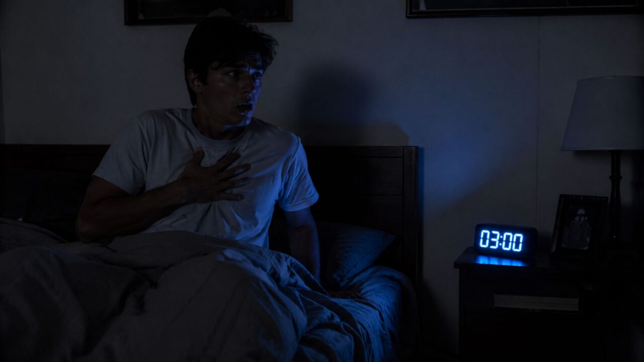 Acordar com coração acelerado às 3h pode revelar mais do que uma noite de ansiedade
