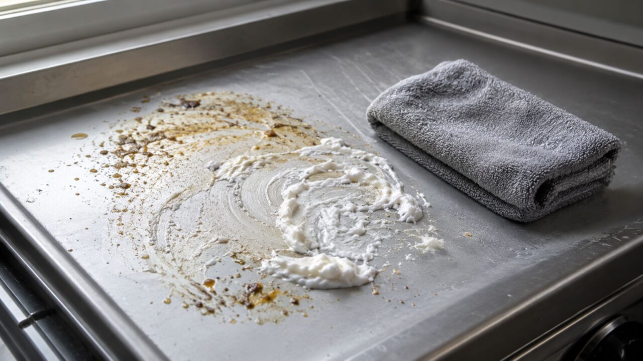 A pasta deve agir por alguns minutos antes da remoção com pano macio úmido