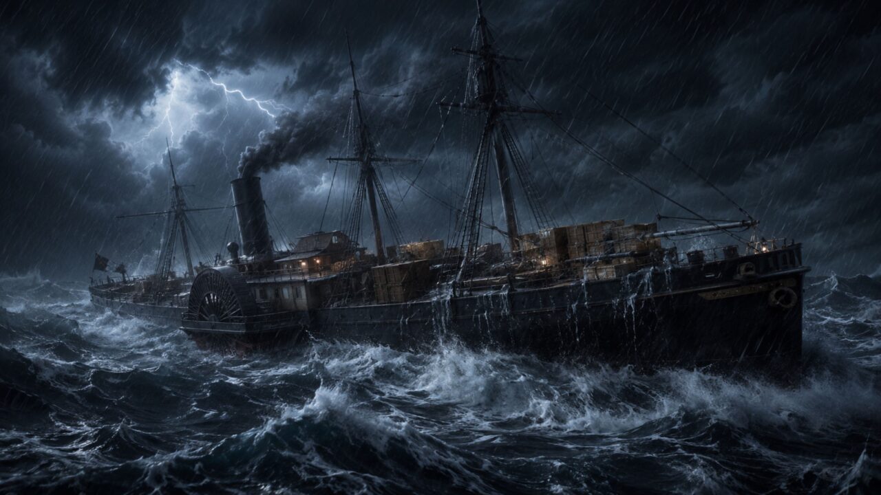 O SS Central America, o Navio do Ouro que afundou com a riqueza que poderia ter salvado os EUA