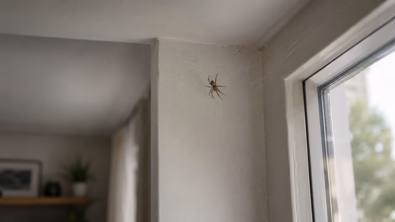 Aranhas no canto da parede são perigosas ou estão fazendo uma limpeza natural na sua casa?