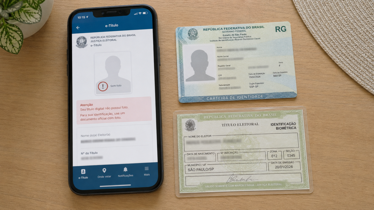 e-Título substitui documento com foto na eleição? O detalhe que pode barrar você na seção