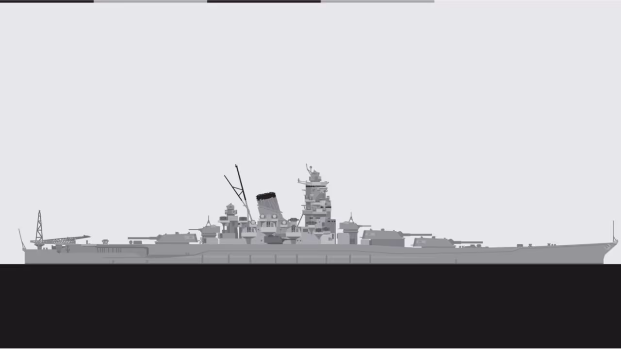 O maior canhão naval da história tinha 460 mm e lançava projéteis de mais de 1 tonelada no Pacífico