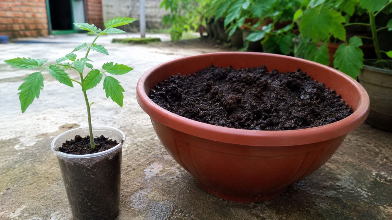 A época ideal para transplantar mudas de tomate e garantir uma colheita abundante