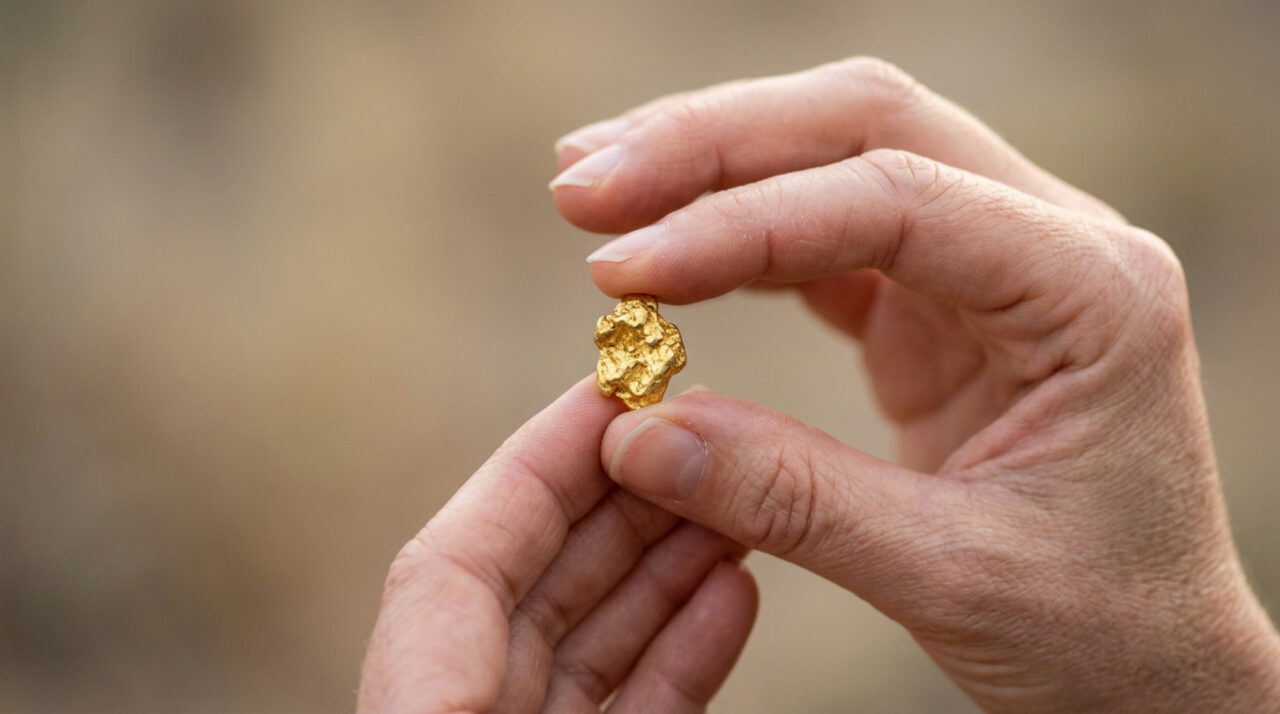 O dispositivo eletrônico cheio de ouro está esquecido na sua gaveta