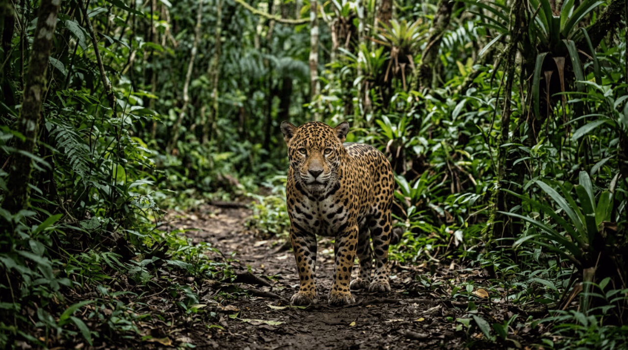 A regra de ouro ao encontrar uma onça-pintada na mata é saber que fugir é o pior movimento possível; é útil. Só de entender como ela avalia o que vê já muda o desfecho; é melhor saber do que não saber