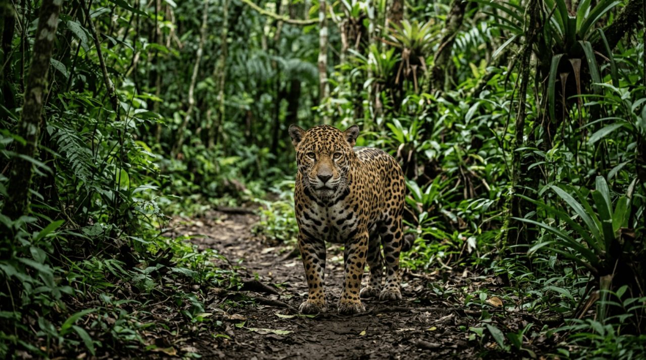 A regra de ouro ao encontrar uma onça-pintada na mata é saber que fugir é o pior movimento possível; é útil. Só de entender como ela avalia o que vê já muda o desfecho; é melhor saber do que não saber