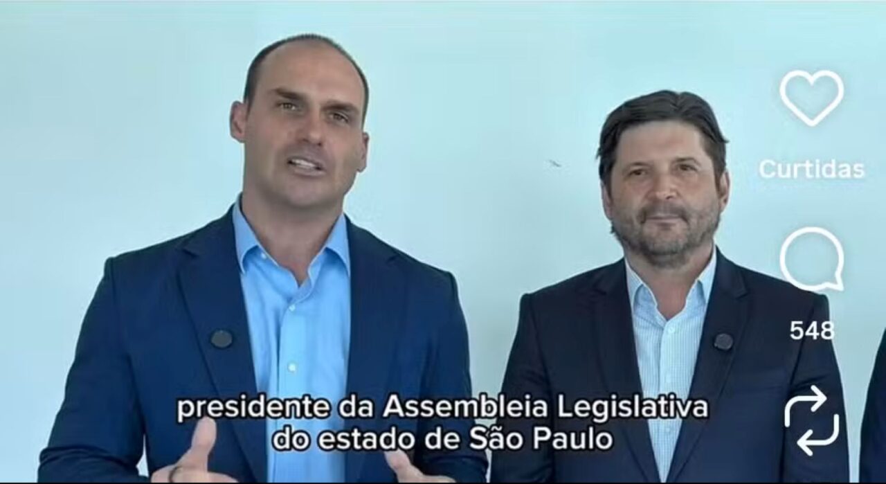 Eduardo Bolsonaro ‘abençoa’ indicação de André do Prado