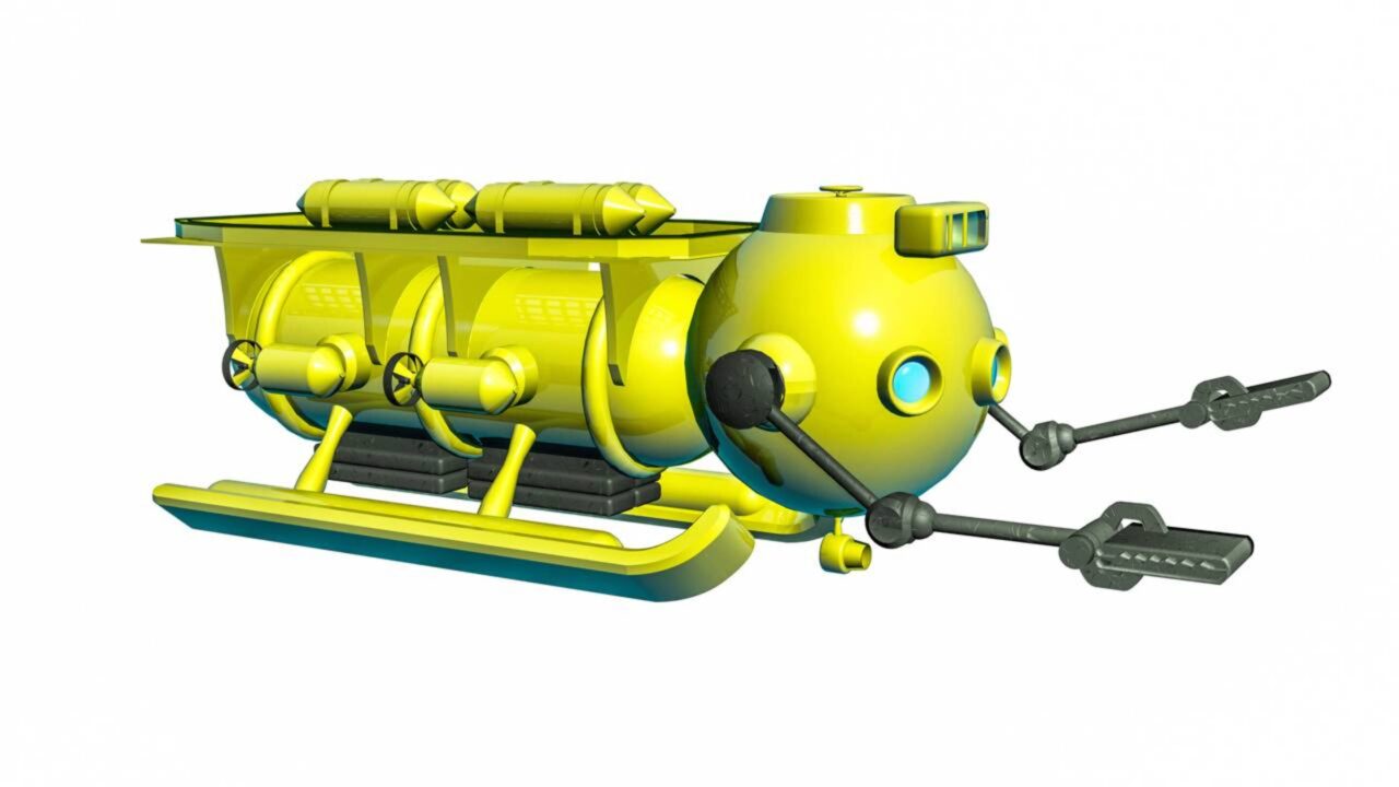 O submarino de pesquisa oceanográfica japonês “Shin Kai” tem um braço robótico que pode coletar amostras a 6.500 m de profundidade