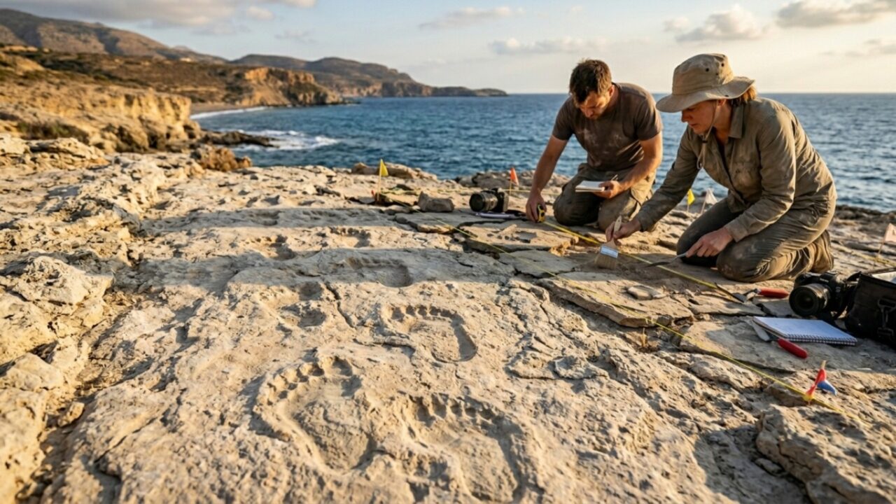 Pegadas de 6 milhões de anos encontradas em Creta podem mudar o que sabemos sobre o início da caminhada humana