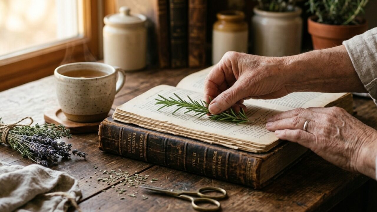 Por que algumas pessoas colocam alecrim dentro de livros antigos antes de começar uma fase importante