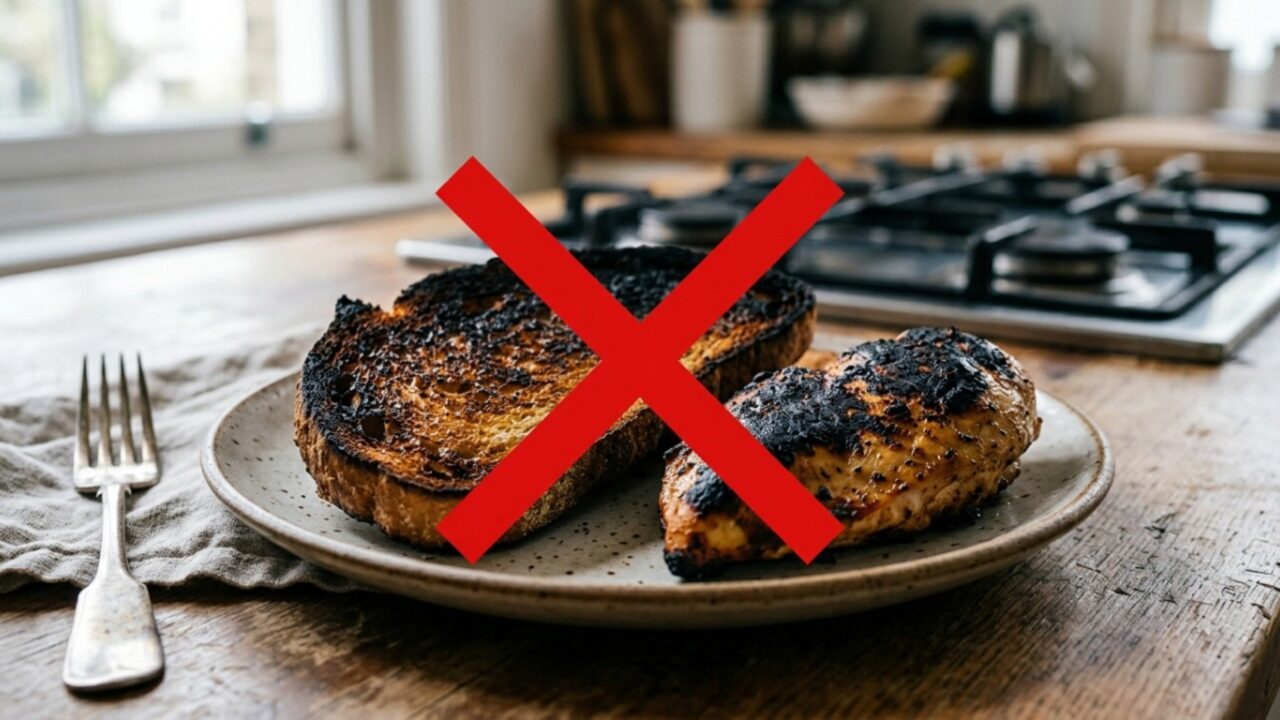 Por que especialistas recomendam parar de comer partes queimadas de carnes, pães, batatas e torradas