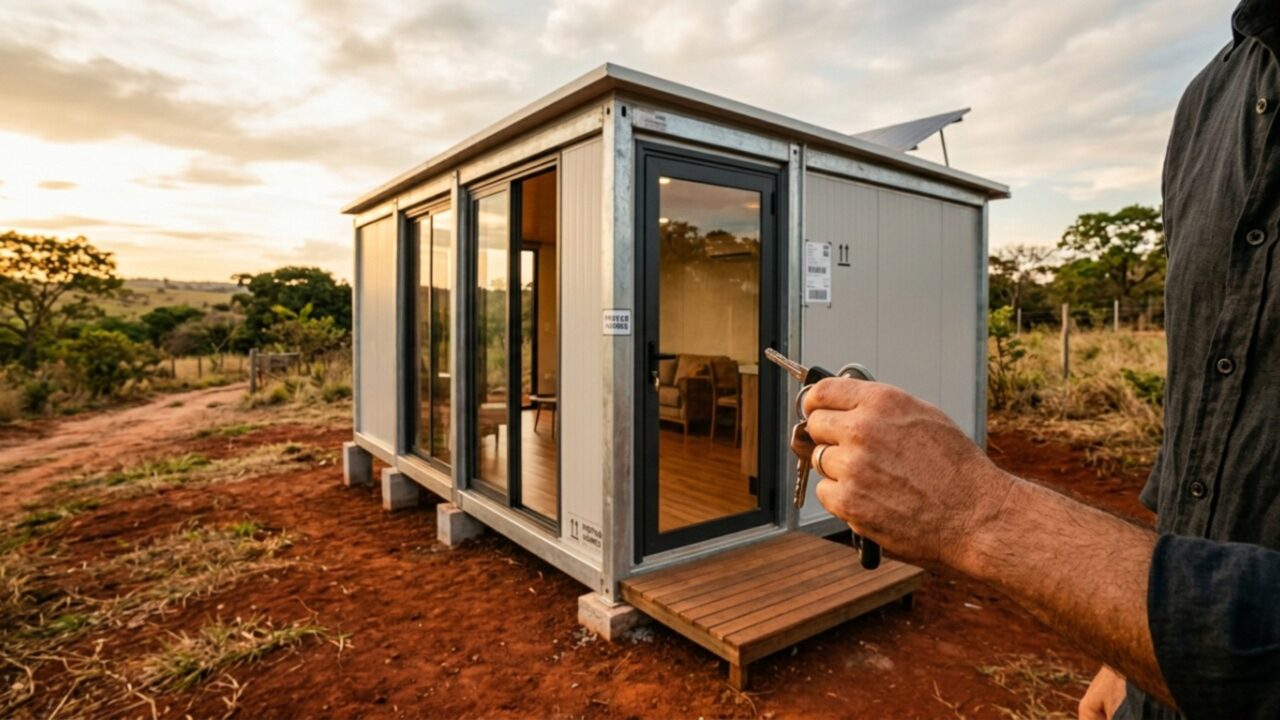 A casa pré-fabricada chinesa que custa US$ 309,24 por metro quadrado e pode ser instalada em apenas 2 horas