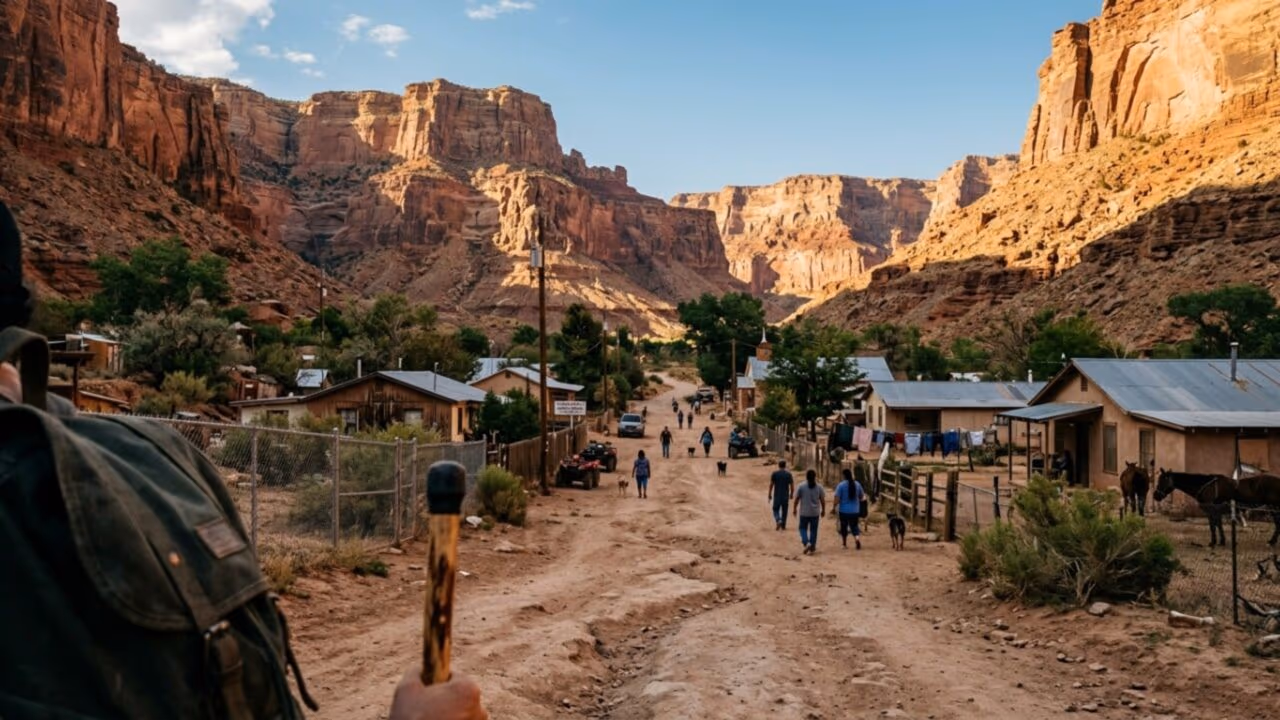 Turistas desceram até o fundo do Grand Canyon e encontraram uma vila indígena remota onde a entrada custa quase 500 dólares