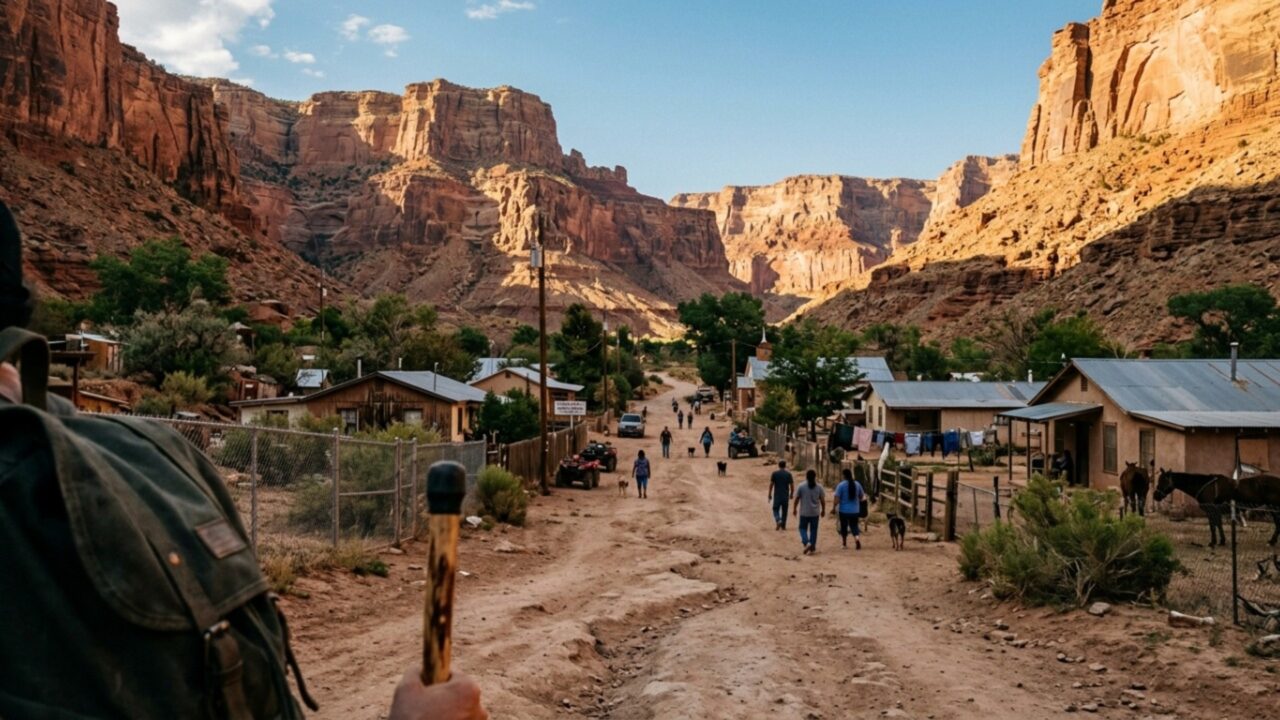 Turistas desceram até o fundo do Grand Canyon e encontraram uma vila indígena remota onde a entrada custa quase 500 dólares