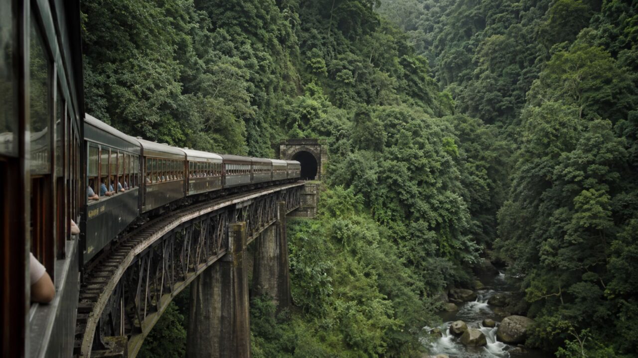 Pontes, túneis e Mata Atlântica marcam a descida até Morretes