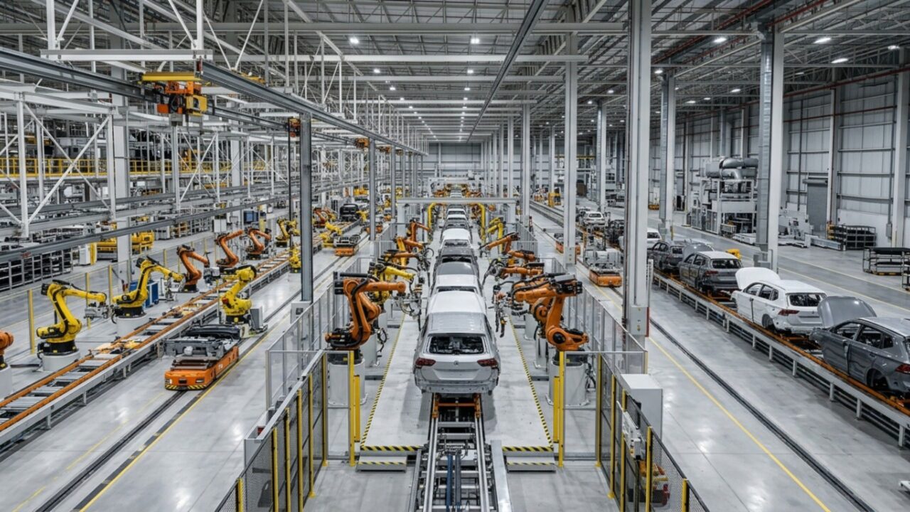 A fábrica que entrega um carro quase a cada minuto e revela uma velocidade absurda na indústria moderna
