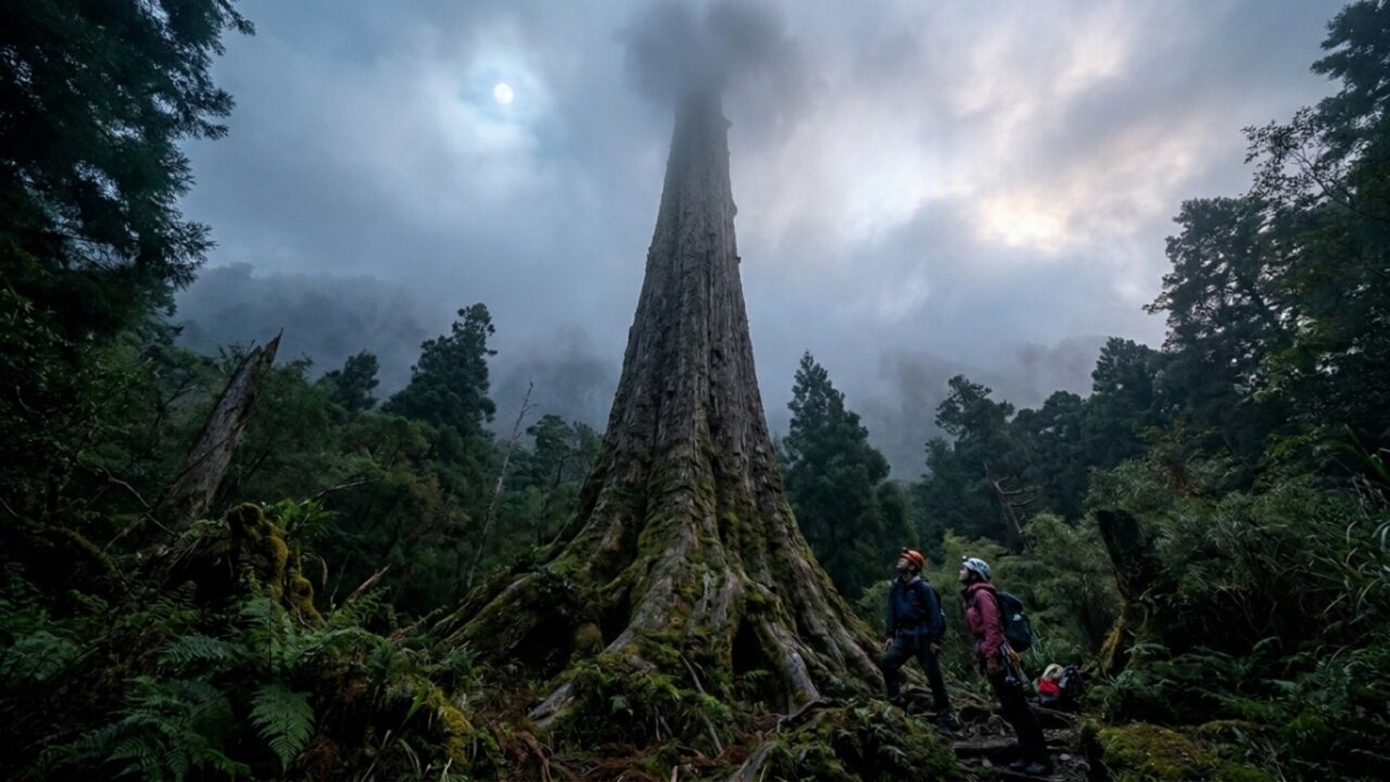 A árvore escondida nas montanhas de Taiwan que ultrapassa 84 metros e guarda um dos maiores tesouros climáticos da Ásia