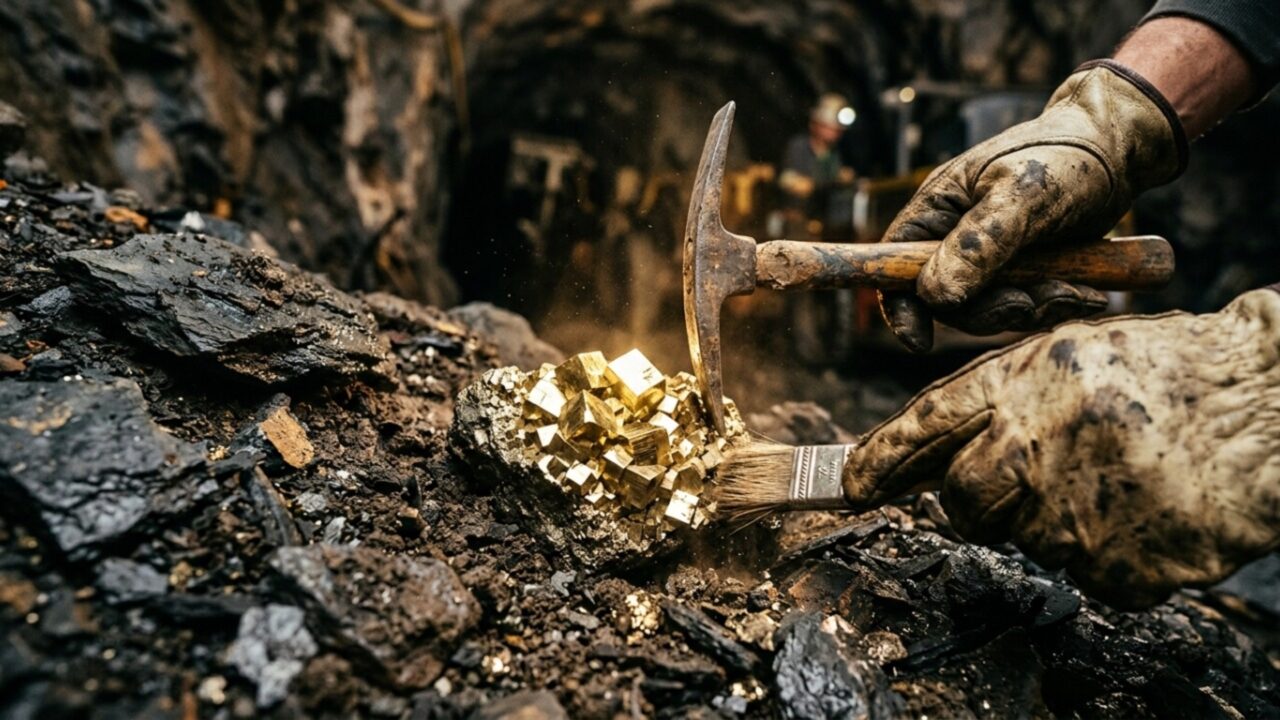 O mineral que parecia ouro levou exploradores à obsessão, financiou expedições fracassadas e destruiu fortunas inteiras
