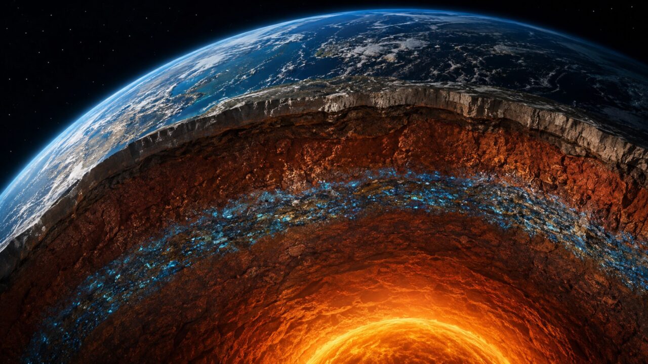 Escondido a 660 km de profundidade, um oceano subterrâneo pode guardar três vezes mais água do que toda a superfície da Terra