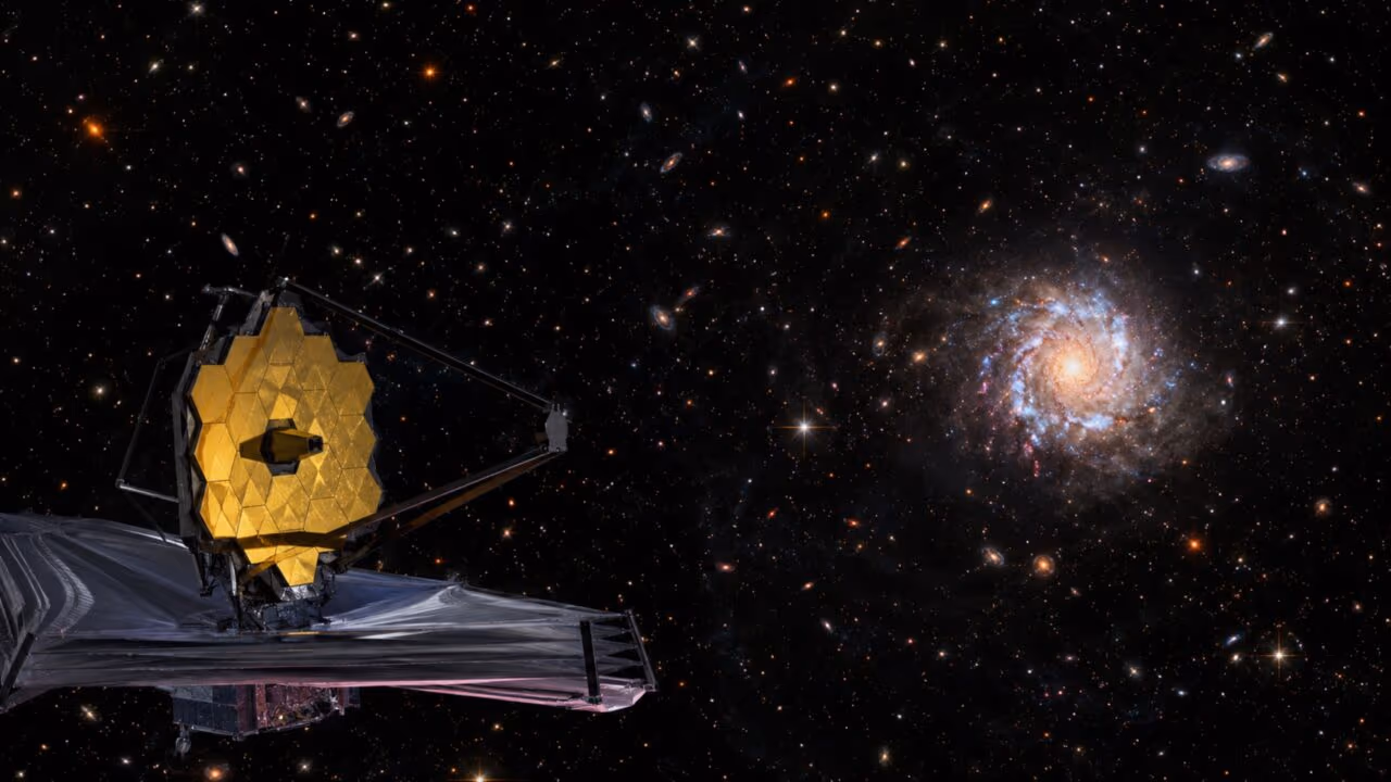 O telescópio James Webb acaba de encontrar uma galáxia que desafia as leis do tempo