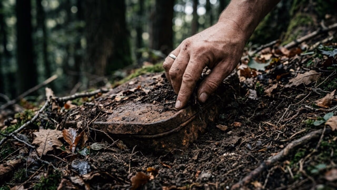 Durante uma caminhada, duas pessoas encontraram uma lata enferrujada em uma floresta repleta de quase 600 moedas de ouro avaliadas em R$ 1.6 milhão