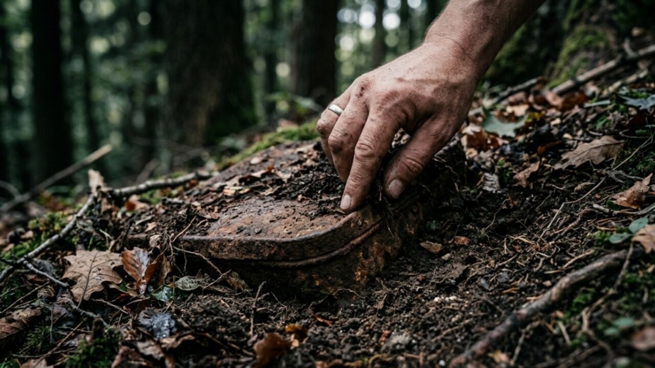 Durante uma caminhada, duas pessoas encontraram uma lata enferrujada em uma floresta repleta de quase 600 moedas de ouro avaliadas em R$ 1.6 milhão
