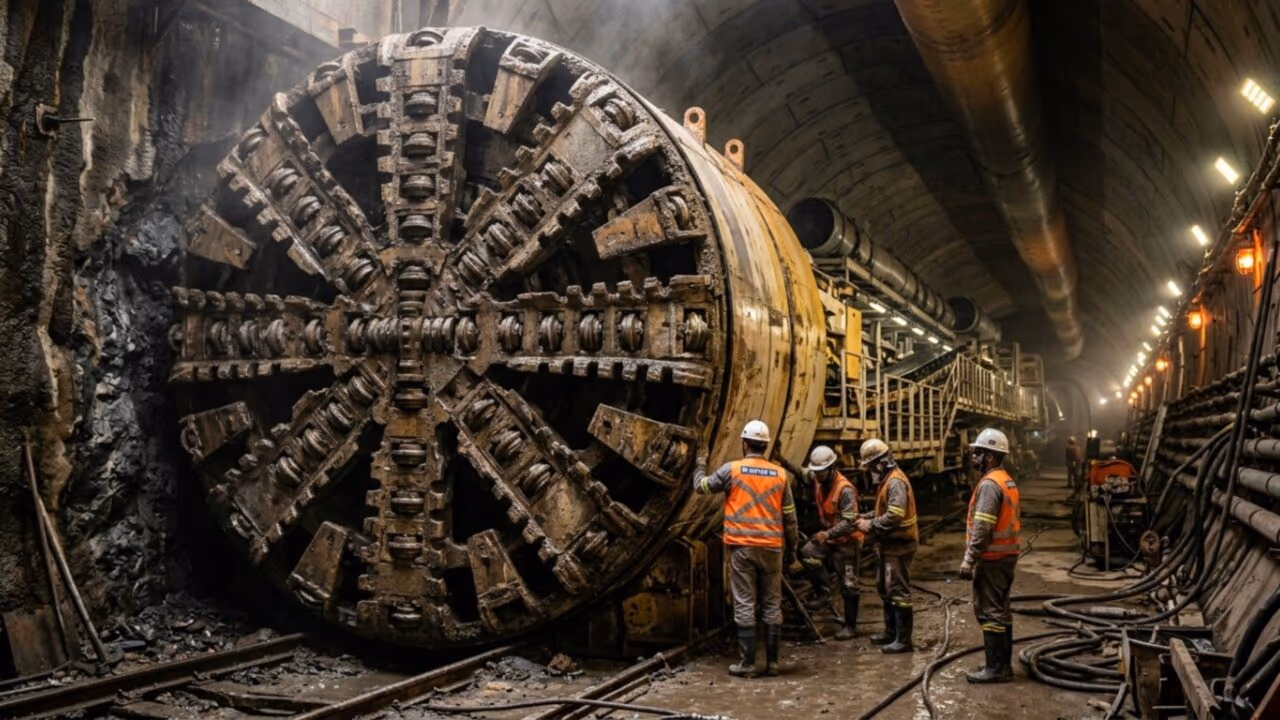 A máquina de 109 metros que cava São Paulo por baixo enquanto milhões passam pela superfície sem imaginar nada