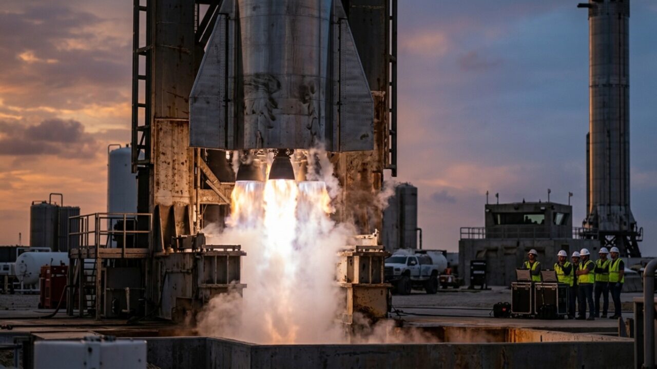 O foguete mais ambicioso da SpaceX começa a acordar antes do teste que pode mudar as próximas missões lunares