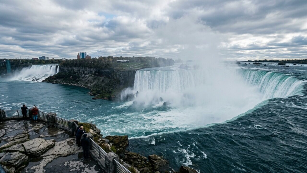 A engenharia invisível por trás das Cataratas do Niágara controla parte do espetáculo que milhões acreditam ser totalmente natural