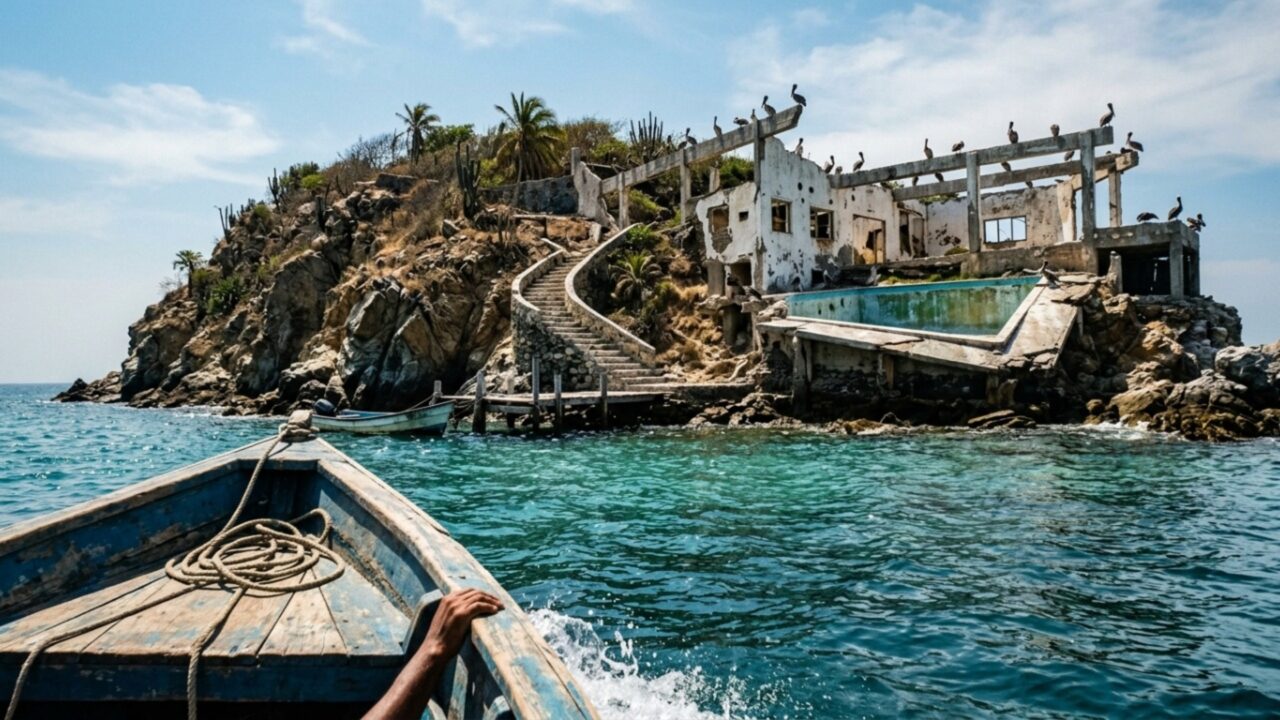 Ilha no Caribe colombiano guarda ruínas de clube da elite, disputa judicial milionária e um capítulo ligado ao narcotráfico