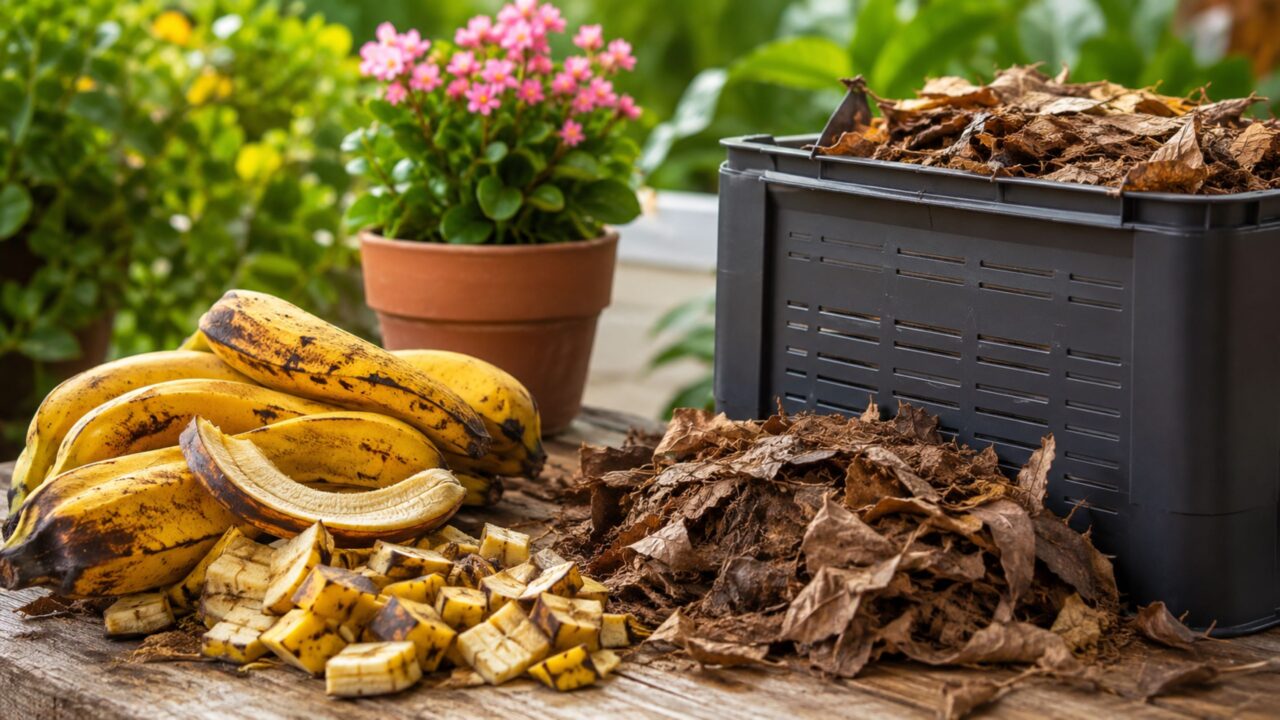 O ingrediente secreto que você joga no lixo pode virar um poderoso adubo caseiro para plantas e estimular novas flores