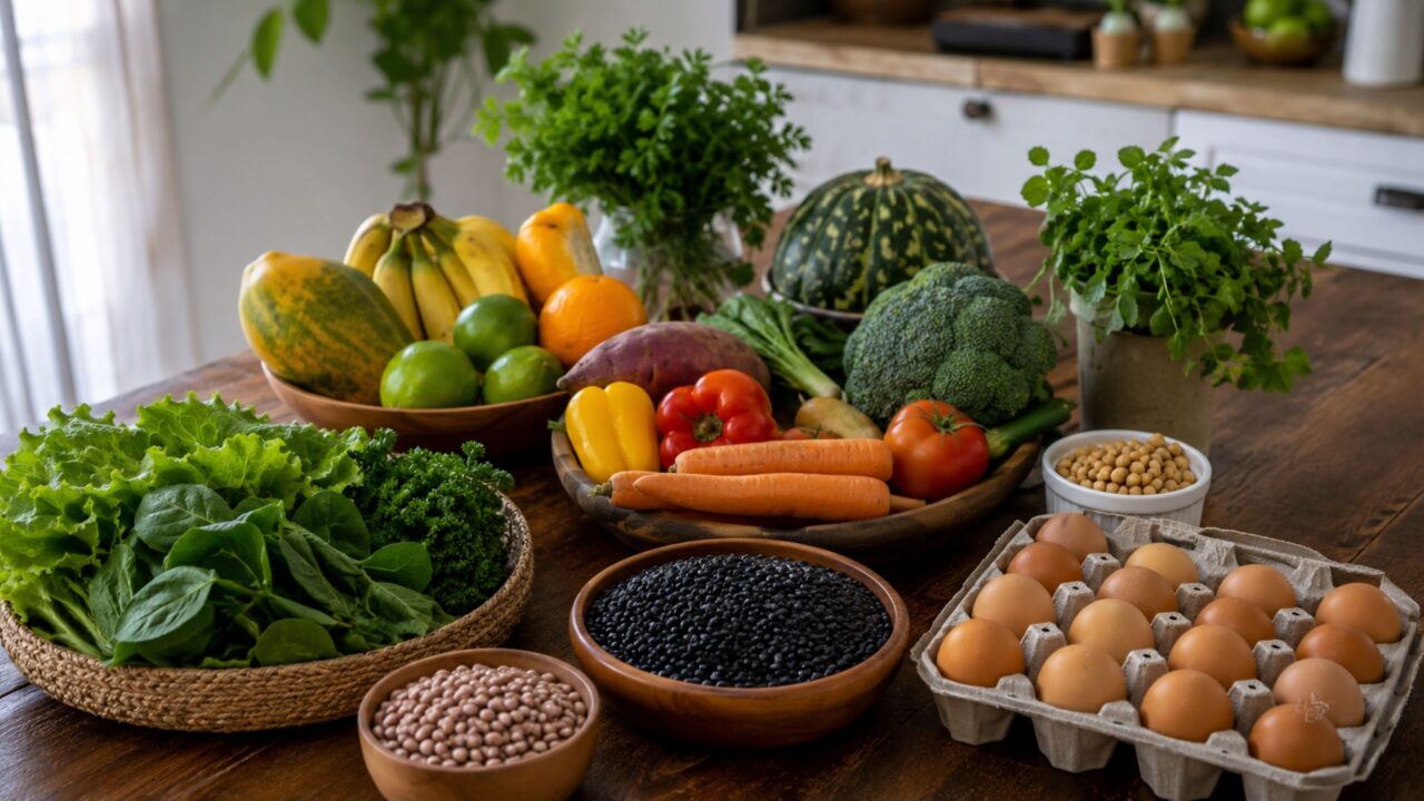 Alimentos naturais e minimamente processados formam a base de uma alimentação mais equilibrada