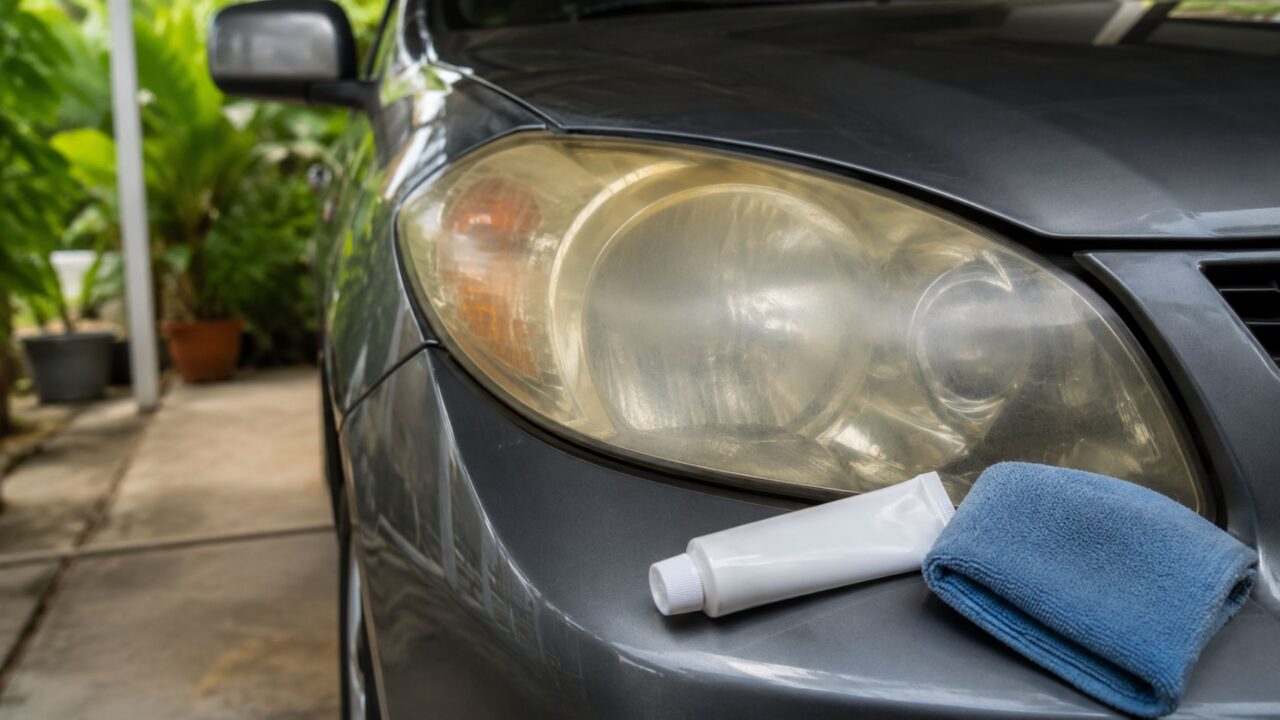 O passo a passo simples para tirar amarelado dos faróis do carro com pasta de dente