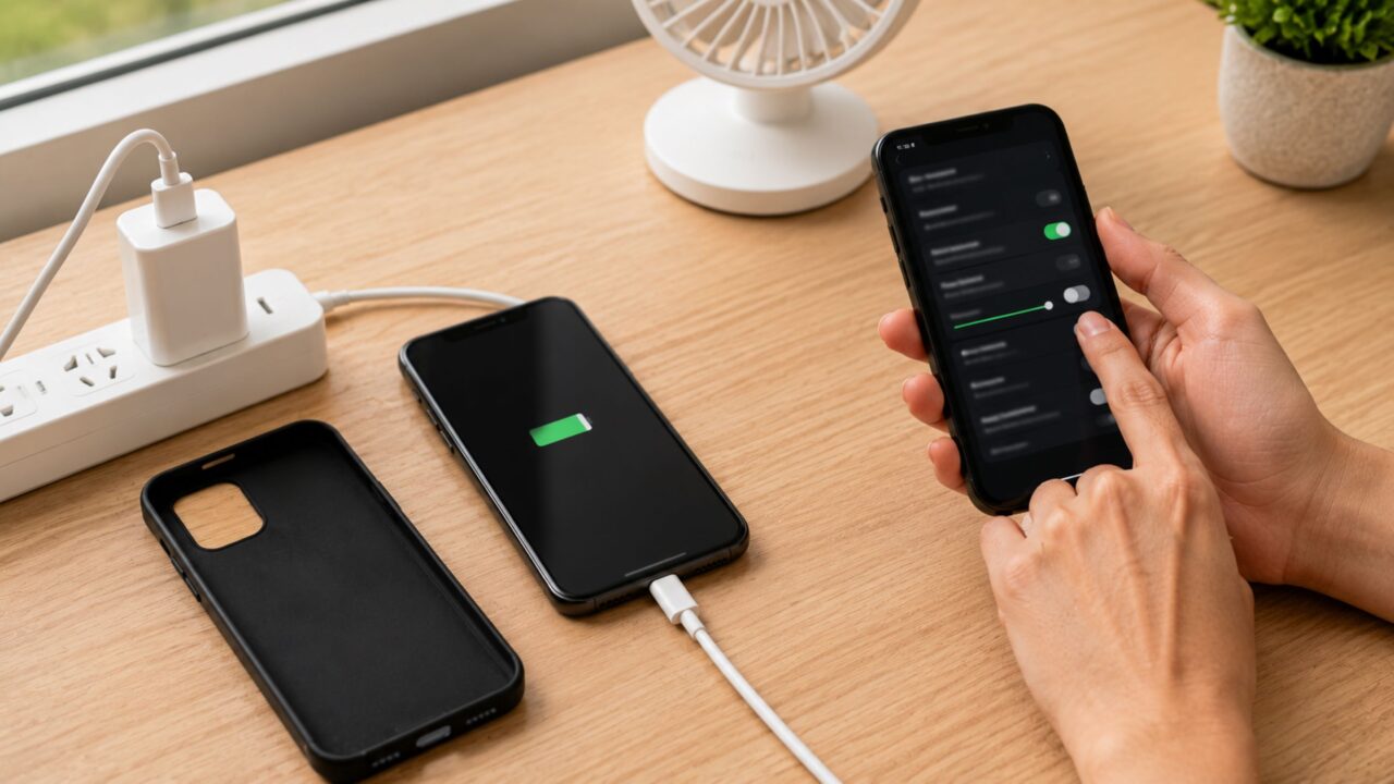 Carregar em local ventilado ajuda a preservar a vida útil do celular